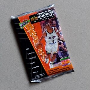 1996-97 Upper Deck NBA Collectors Choice Series Two Unopened Pack.